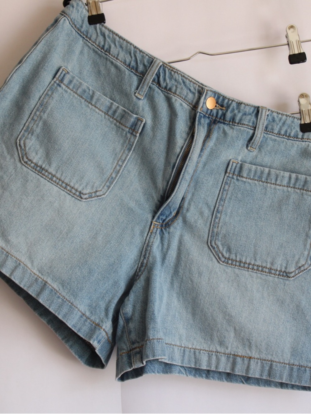 Universal Thread Light Blue High-Rise Denim Shorts